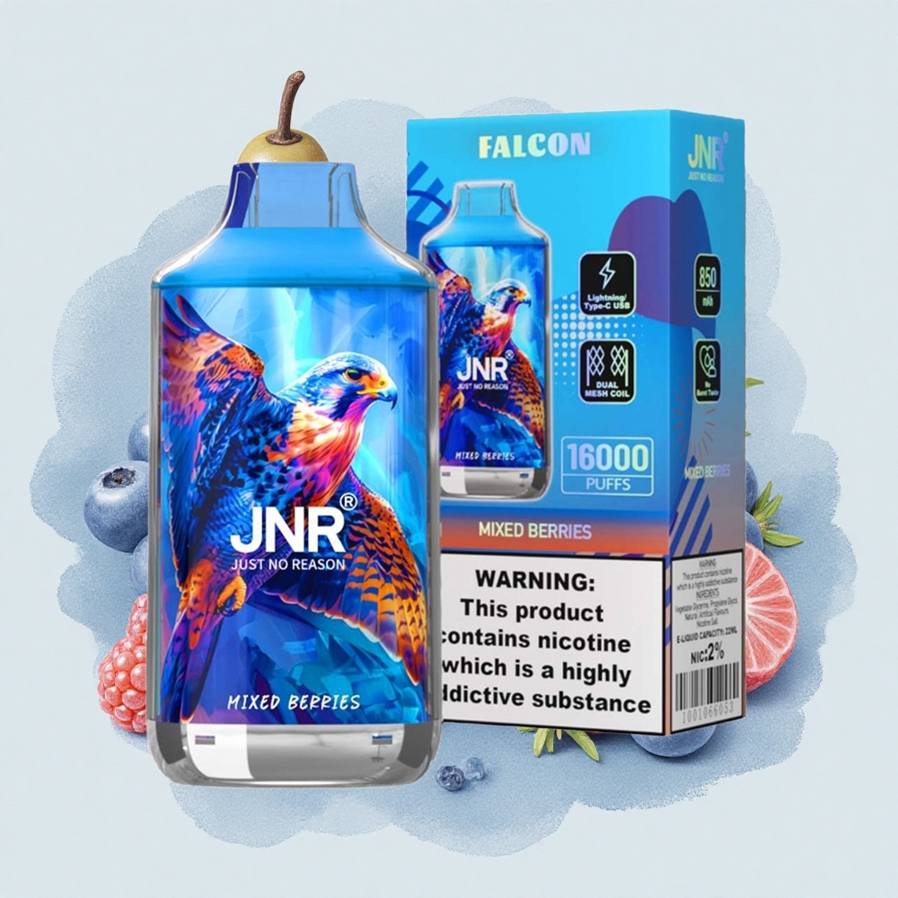 JNR Falcon 16000 Смесени Ягоди Dual Mesh 850 mAh