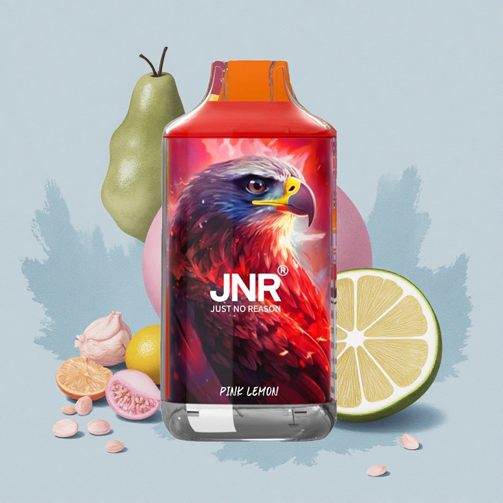 JNR Falcon 16000 Розов лимон с двойна мрежа и LED дисплей