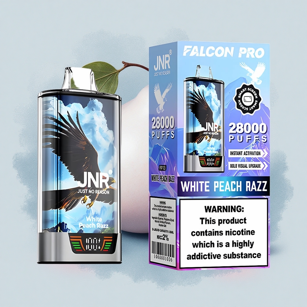 JNR Falcon Pro 28000 Бял Прасков Рез с 30мл и 950мAh Батерия