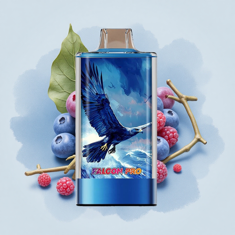 JNR Falcon Pro 28000 Боровинка Кисела Малина 30мл USB Type-C Dual Mesh