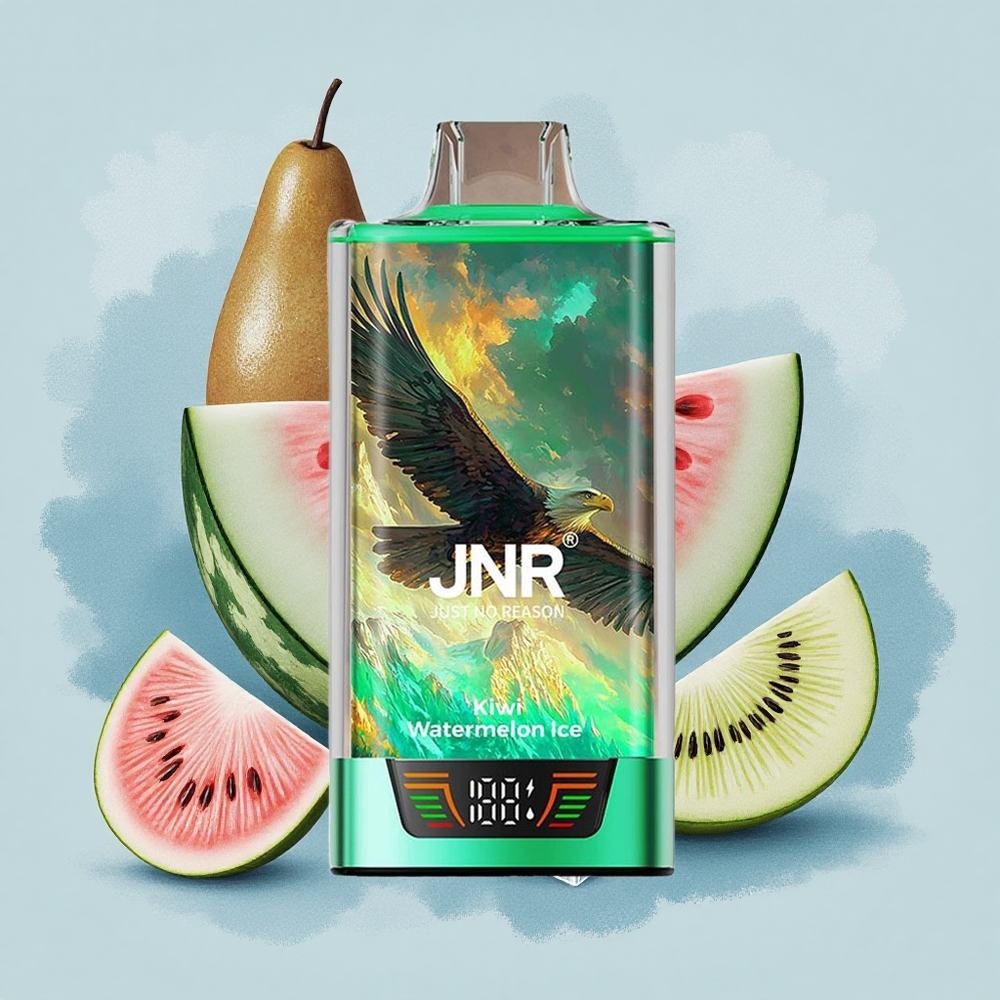 JNR Falcon Pro 28000 Киви Диня Лед с 30ml и Dual Mesh Coil