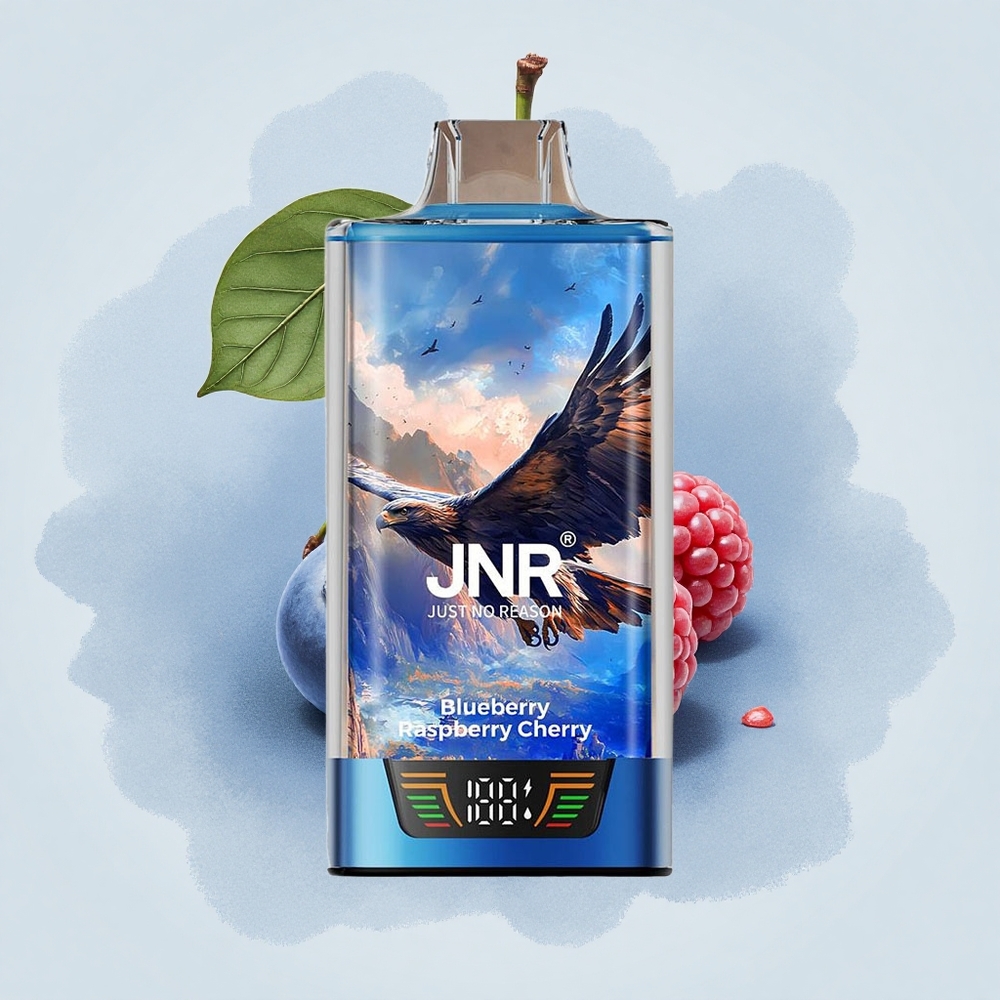 JNR Falcon Pro 28000 Боровинка Малина Череша със Smart Display и Dual Mesh Coil