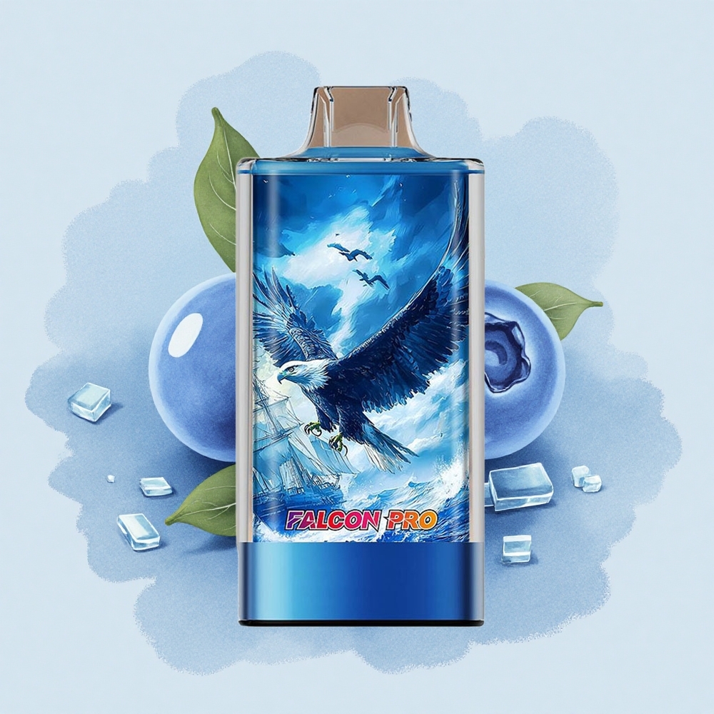 JNR Falcon Pro 28000 Боровинков Лед с USB Type-C и Dual Mesh Coil