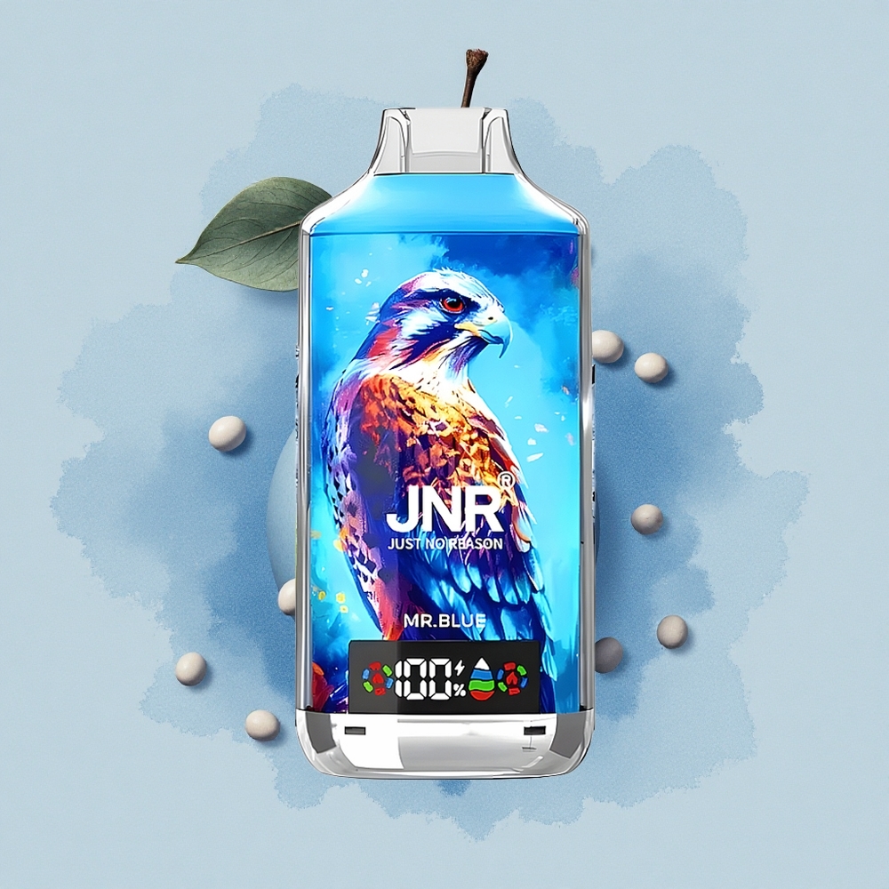 JNR Falcon X 18000 Г-н Син 18000 Пъфи 24мл Двойна Мрежа