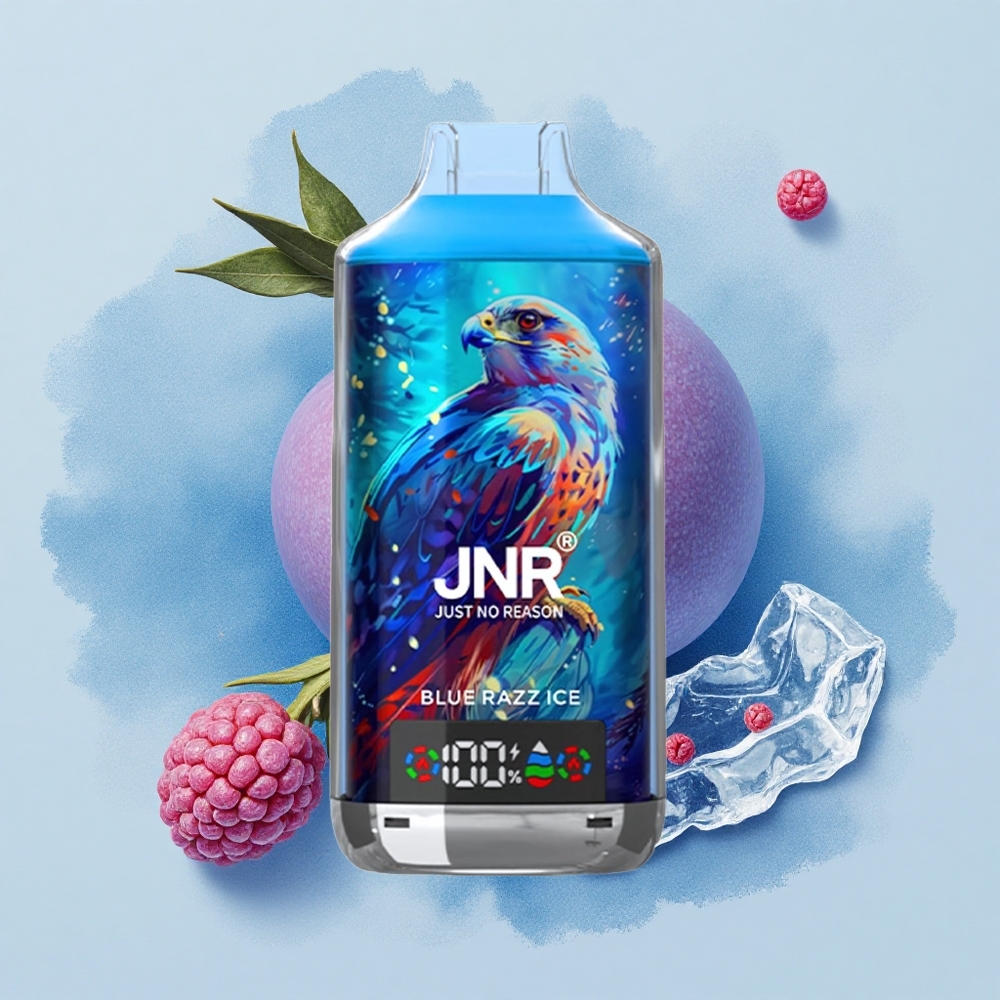 JNR Falcon X 18000 Синьо Малинов Лед 24мл Dual Mesh