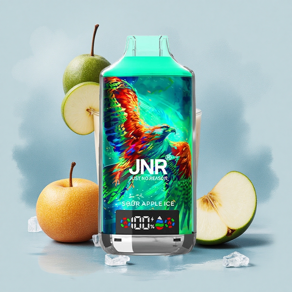 JNR Falcon X 18000 Кисела Ябълка Лед 24ml Dual Mesh Type-C