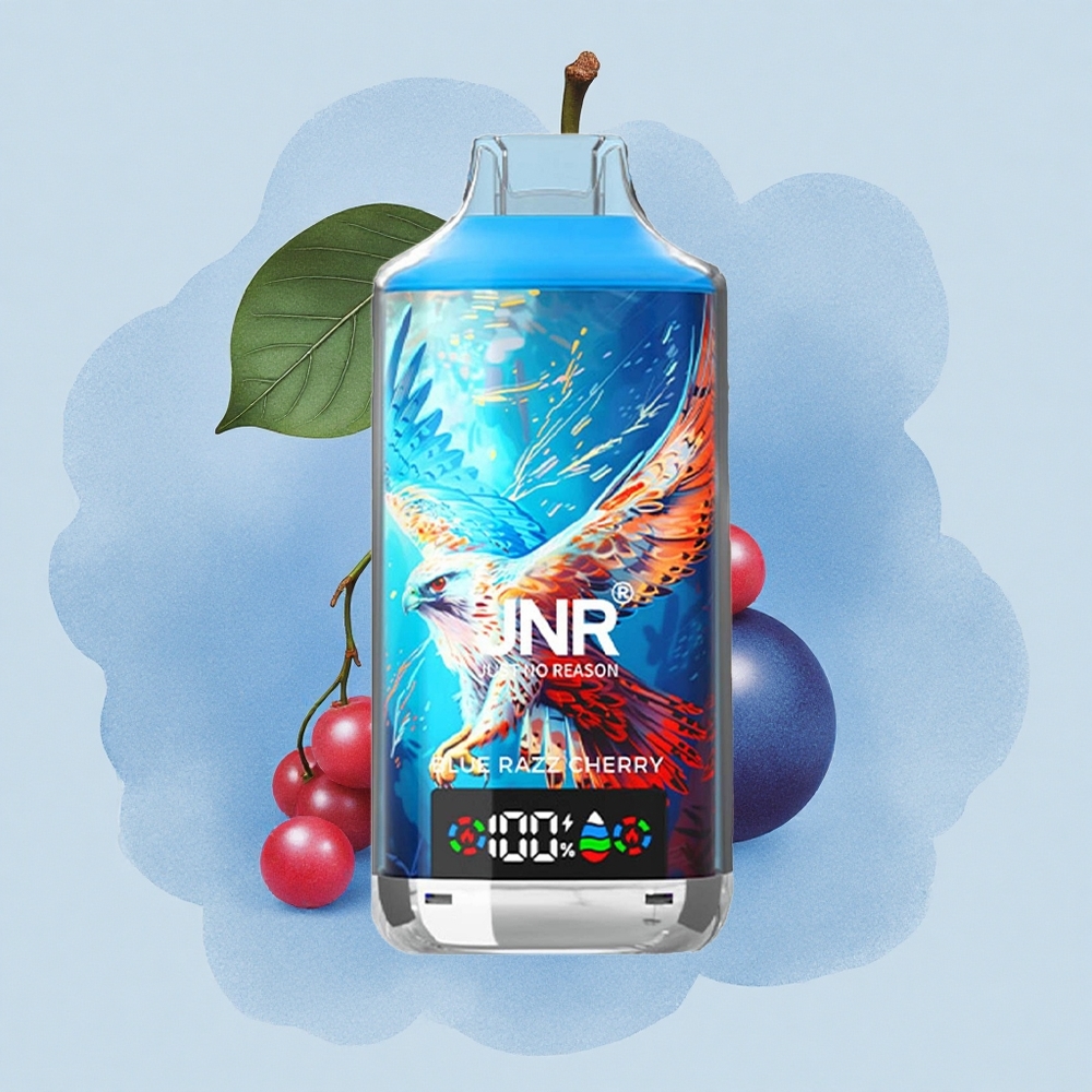 JNR Falcon X 18000 Синьо Малинова Череша с Dual Mesh Coil и 24ml