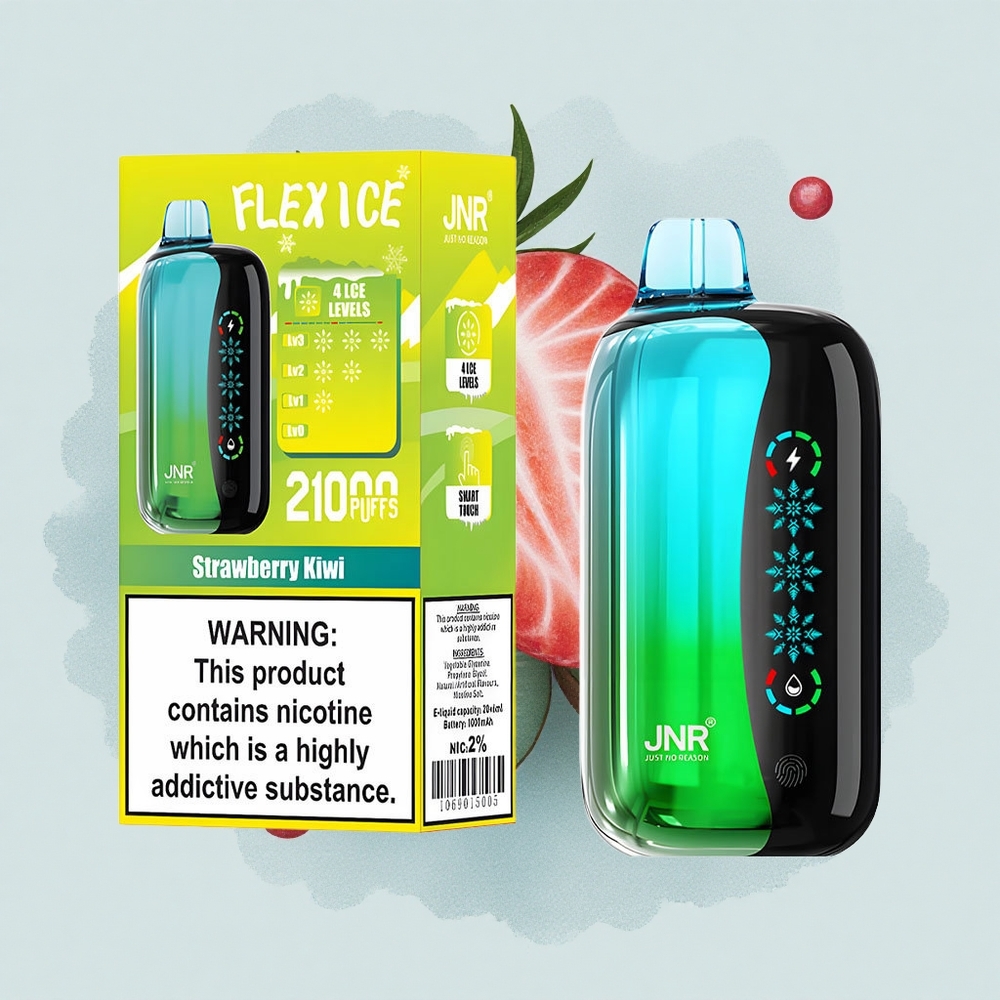 JNR Flex Ice 21000 Ягода Киви Леден Настройваем въздушен поток 26мл Тип-C