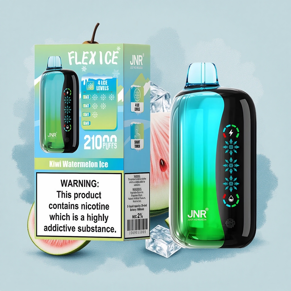 JNR Flex Ice 21000 Киви Диня Лед с Настроима Въздушен Поток и Двойна Мрежа