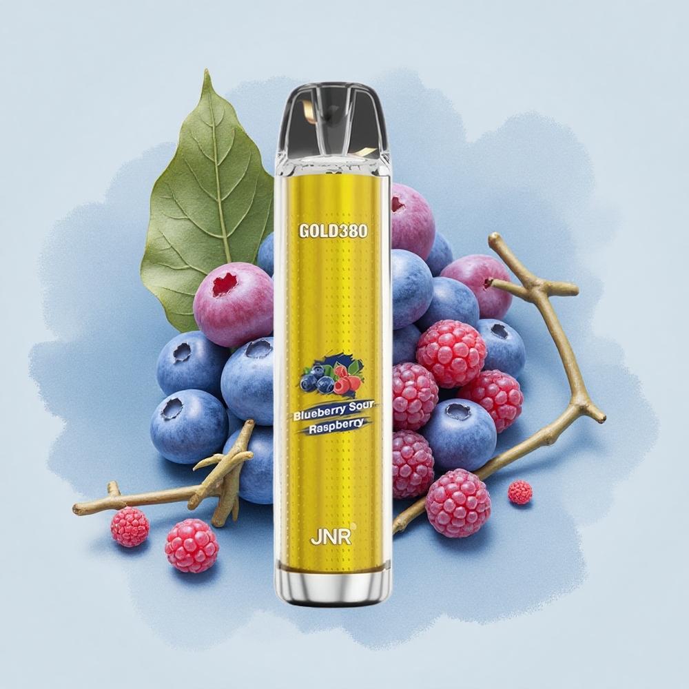 JNR Gold380 6000 Боровинка Кисел Малина 6000 Пуфове 13мл