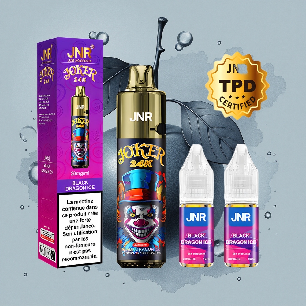JNR Joker 24K Черен Дракон Лед 24K 2мл 800мАч