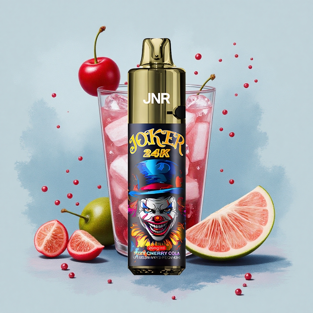 JNR Joker 24K Газирана Черешова Кола с Видим Ниво на Течност и Тип-C Зареждане