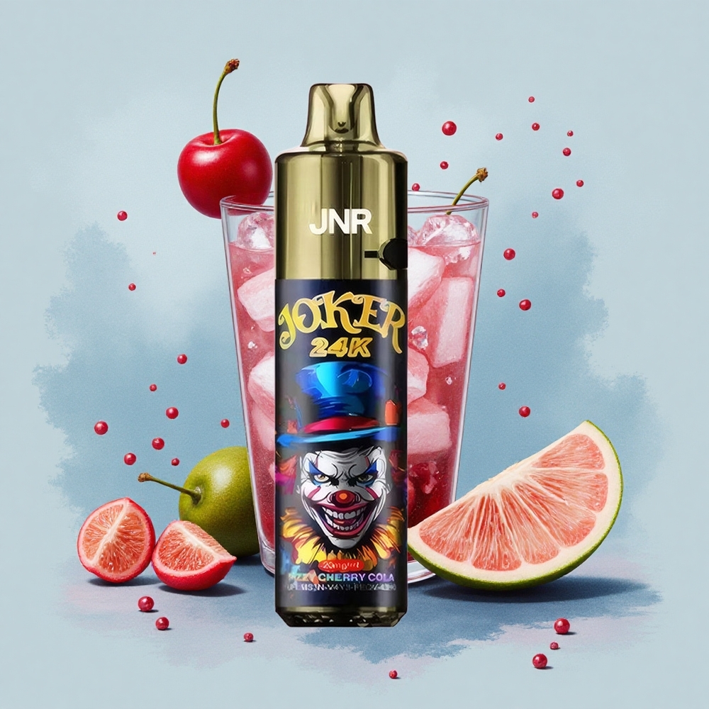 JNR Joker 24K Газирана Черешова Кола с Видим Ниво на Течност и Тип-C Зареждане