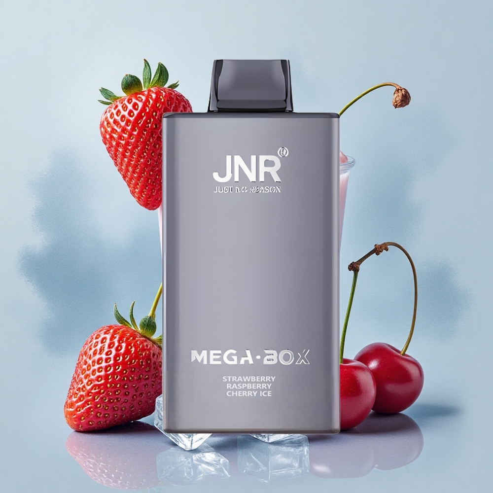 JNR Mega Box 25000 Ягода Леден 25000 пуфове Dual Mesh Коил