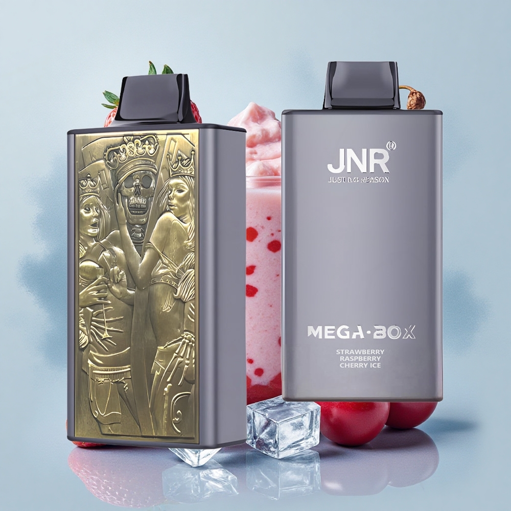 JNR Mega Box 25000 Ягода Леден 25000 пуфове Dual Mesh Коил