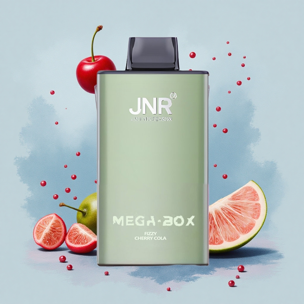 JNR Mega Box 25000 Газирана Черешова Кола 30мл Dual Mesh