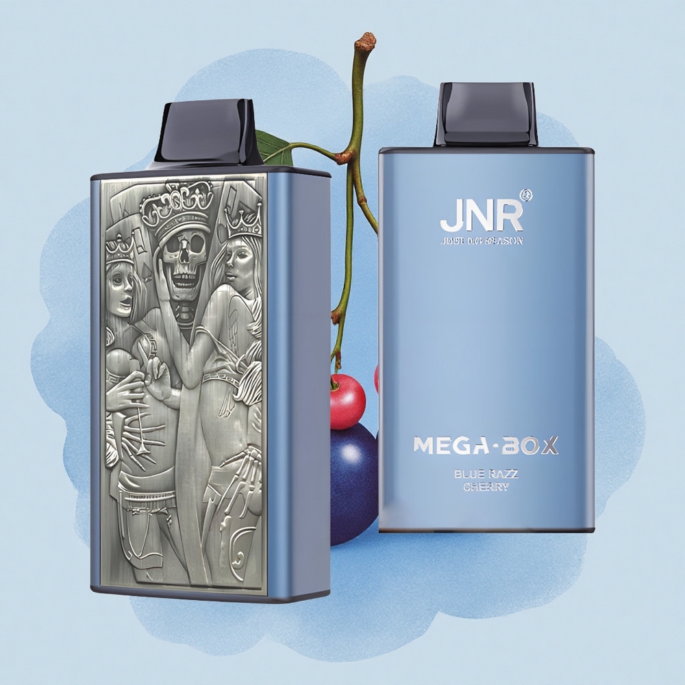 JNR Mega Box 25000 Синьо Малинова Череша с Двойна Мрежа и Тип-C