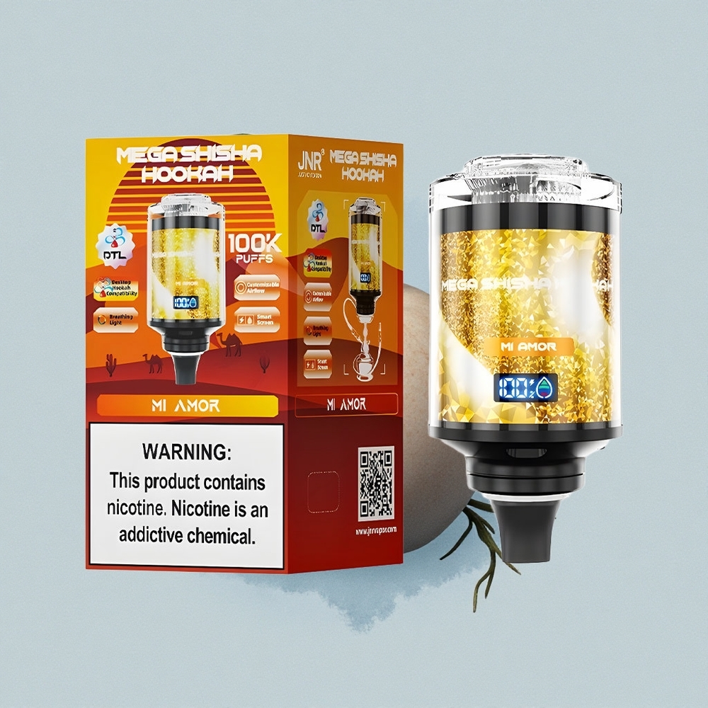 JNR Mega Shisha Hookah 100K Моя Любов 2200mAh Тип-C