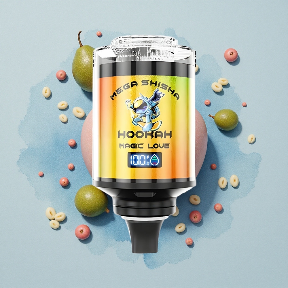 JNR Mega Shisha Hookah 100K Вълшебна Любов 2200mAh Тип-C