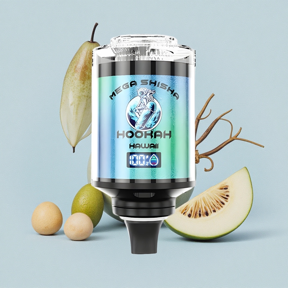 JNR Mega Shisha Hookah 100K Хавай Гигант с 60мл Капацитет и Интерактивен Екран