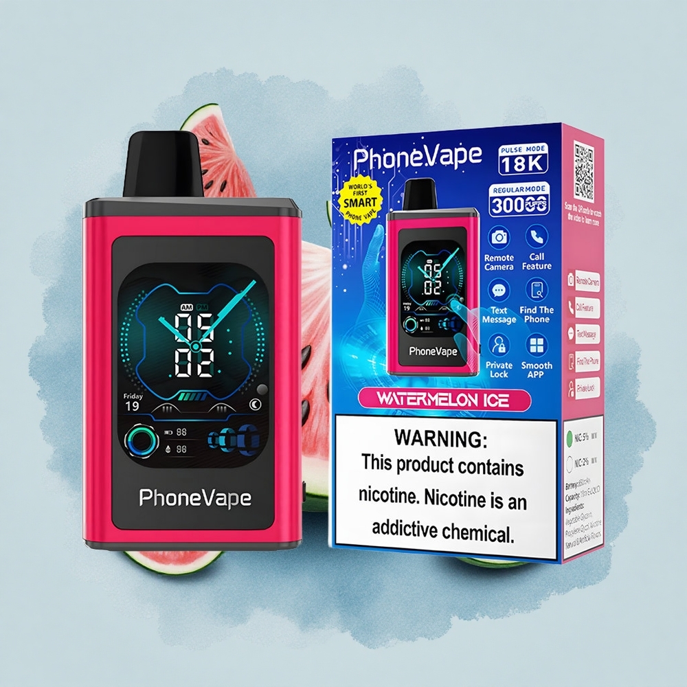 JNR PhoneVape 30000 Диня Лед с Регулируем въздушен поток и Турбо режим