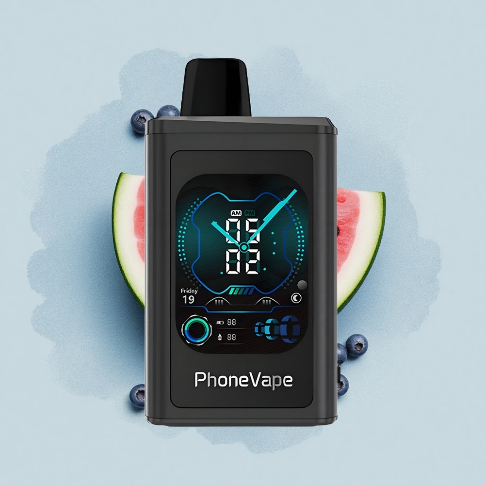 JNR PhoneVape 30000 Боровинкова Диня с Турбо Режим и Пълен Дисплей