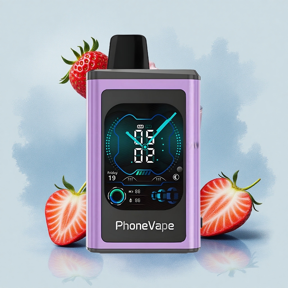 JNR PhoneVape 30000 Ягодов Лед с Турбо Режим и Пълен Екран