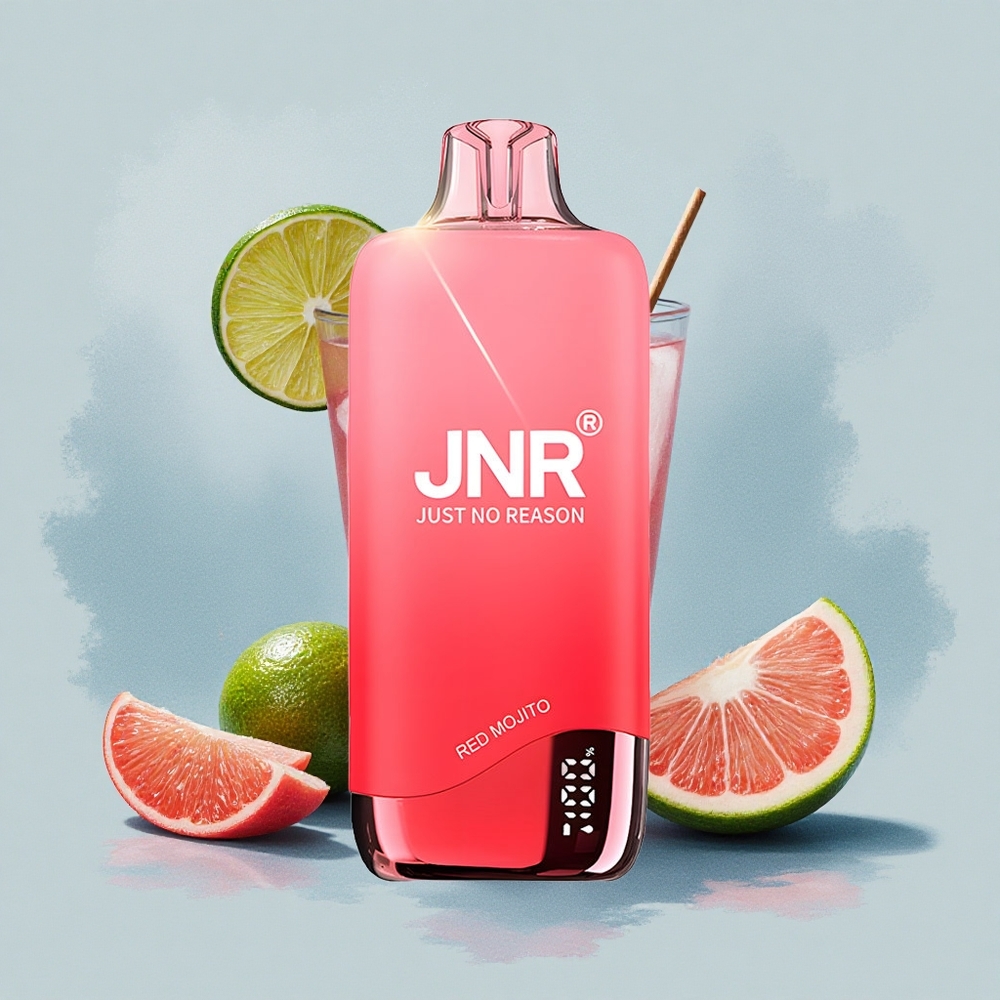 JNR Rainbow 10500 Червен Можито с 18мл резервоар и Месингово намотуване