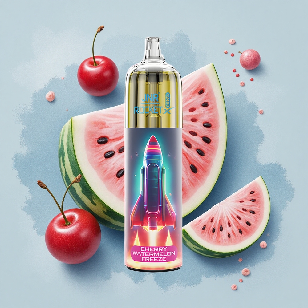 JNR Rocket-X 12400 Черешов Диня Freeze с RGB Светлини и Type-C Зарядно