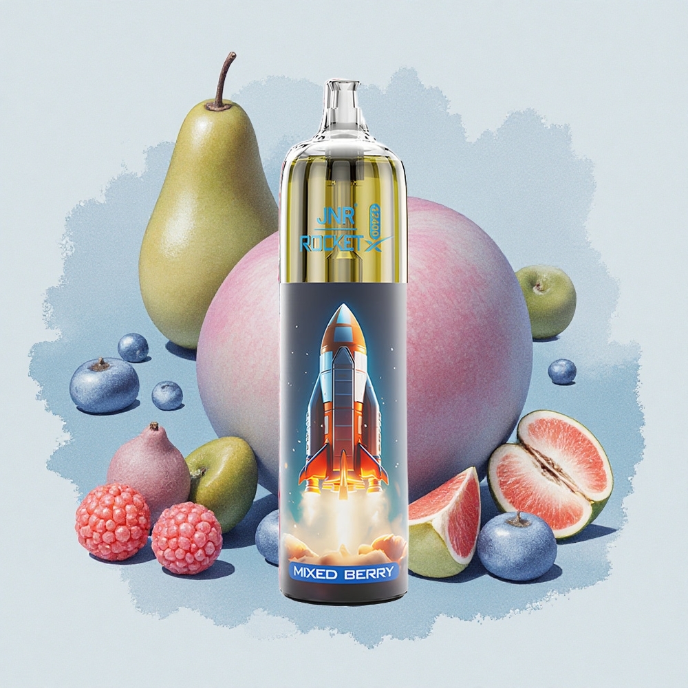 JNR Rocket-X 12400 Смесени Ягоди RGB 850mAh Мрежов Коил