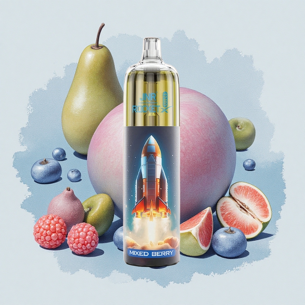 JNR Rocket-X 12400 Смесени Ягоди RGB 850mAh Мрежов Коил