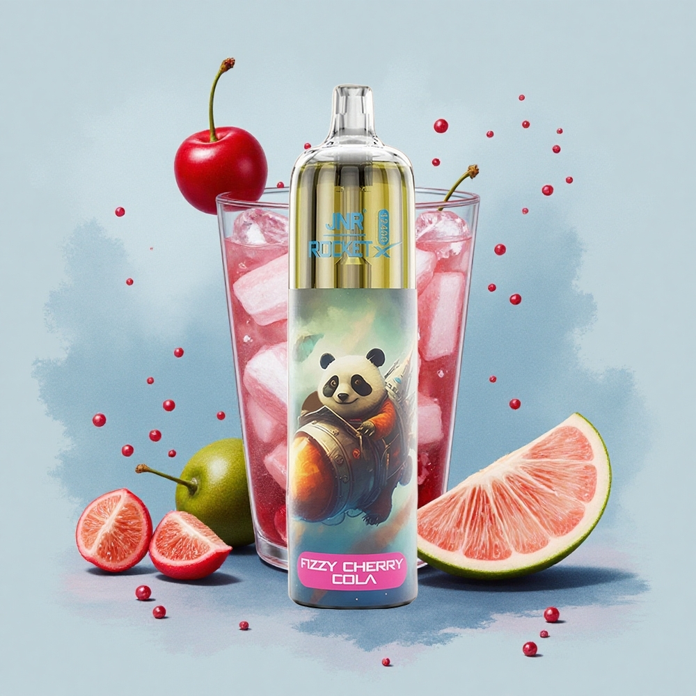 JNR Rocket-X 12400 Шипяща Черешова Кола с RGB Осветление и Тип-C Зареждане