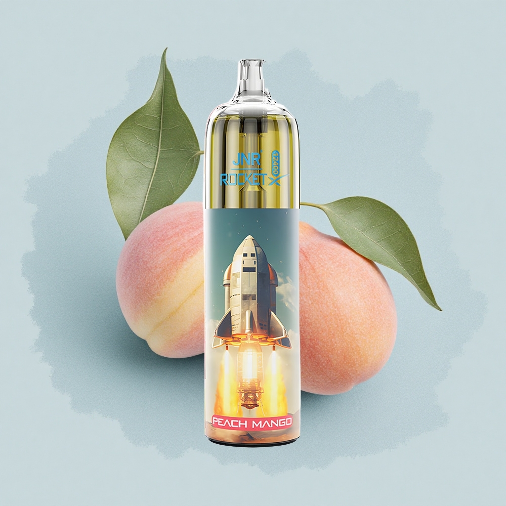 JNR Rocket-X 12400 Праскова Манго RGB с Регулируем Въздушен Поток и Бързо Зареждане