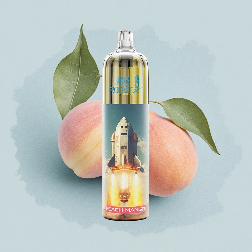 JNR Rocket-X 12400 Праскова Манго RGB с Регулируем Въздушен Поток и Бързо Зареждане