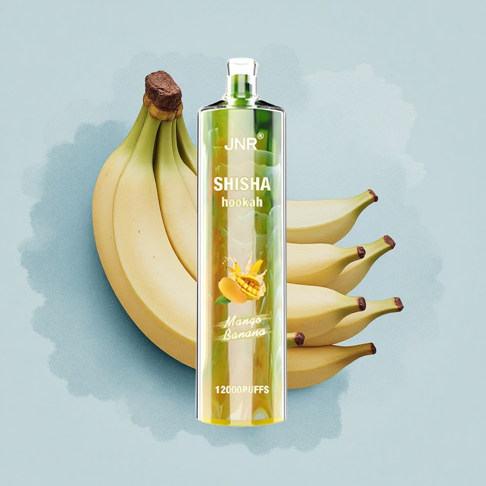 JNR Shisha Hookah 12000 Манго Банан 24мл 750мАч