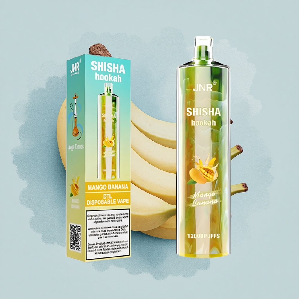 JNR Shisha Hookah 12000 Манго Банан 24мл 750мАч