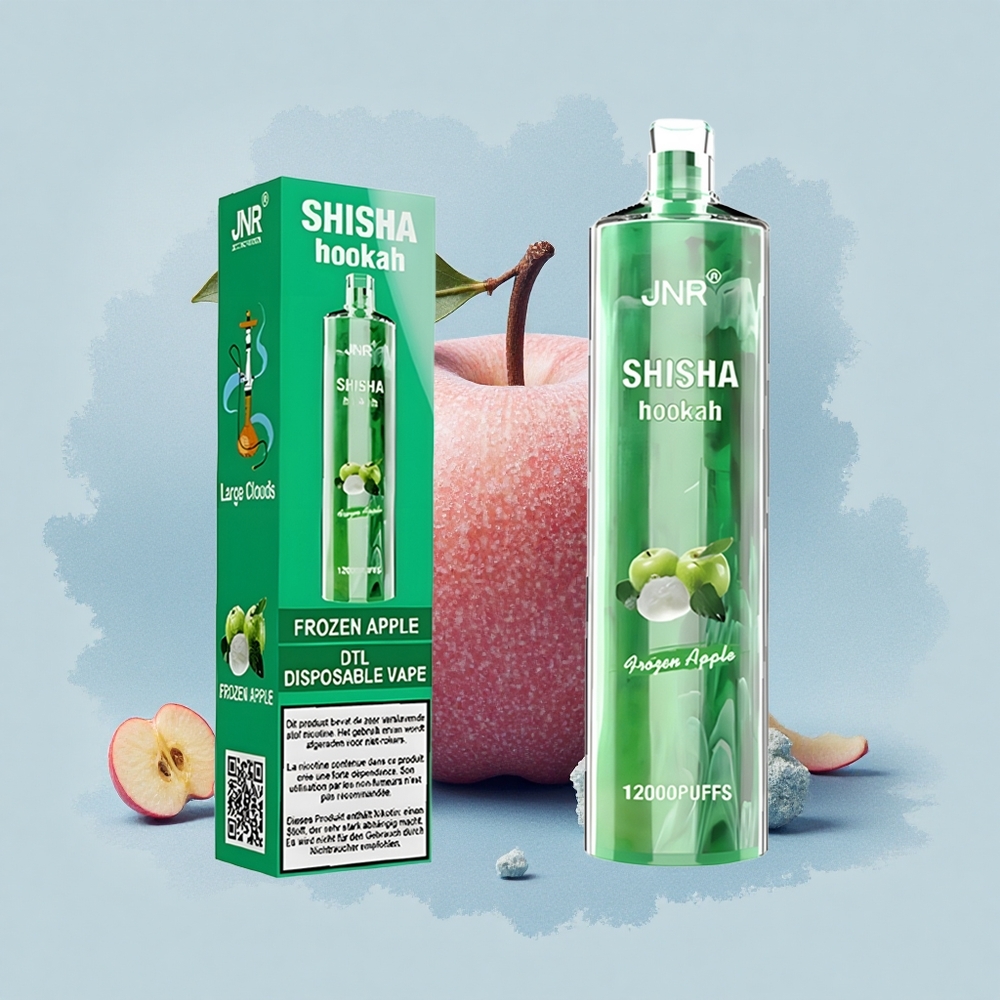 JNR Shisha Hookah 12000 Замръзнала Ябълка 750mAh Тип-C