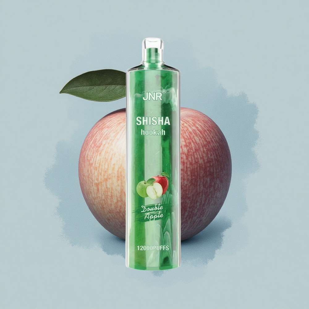 JNR Shisha Hookah 12000 Двойна Ябълка 750mAh Тип-C