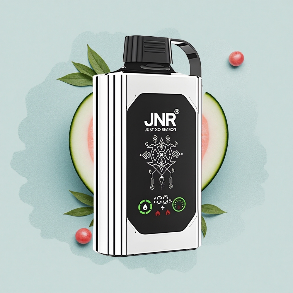 JNR Shisha Hookah Box 20500 Двойна Пъпешова Мента ХД Двойна Мрежа 25мл Тип-С