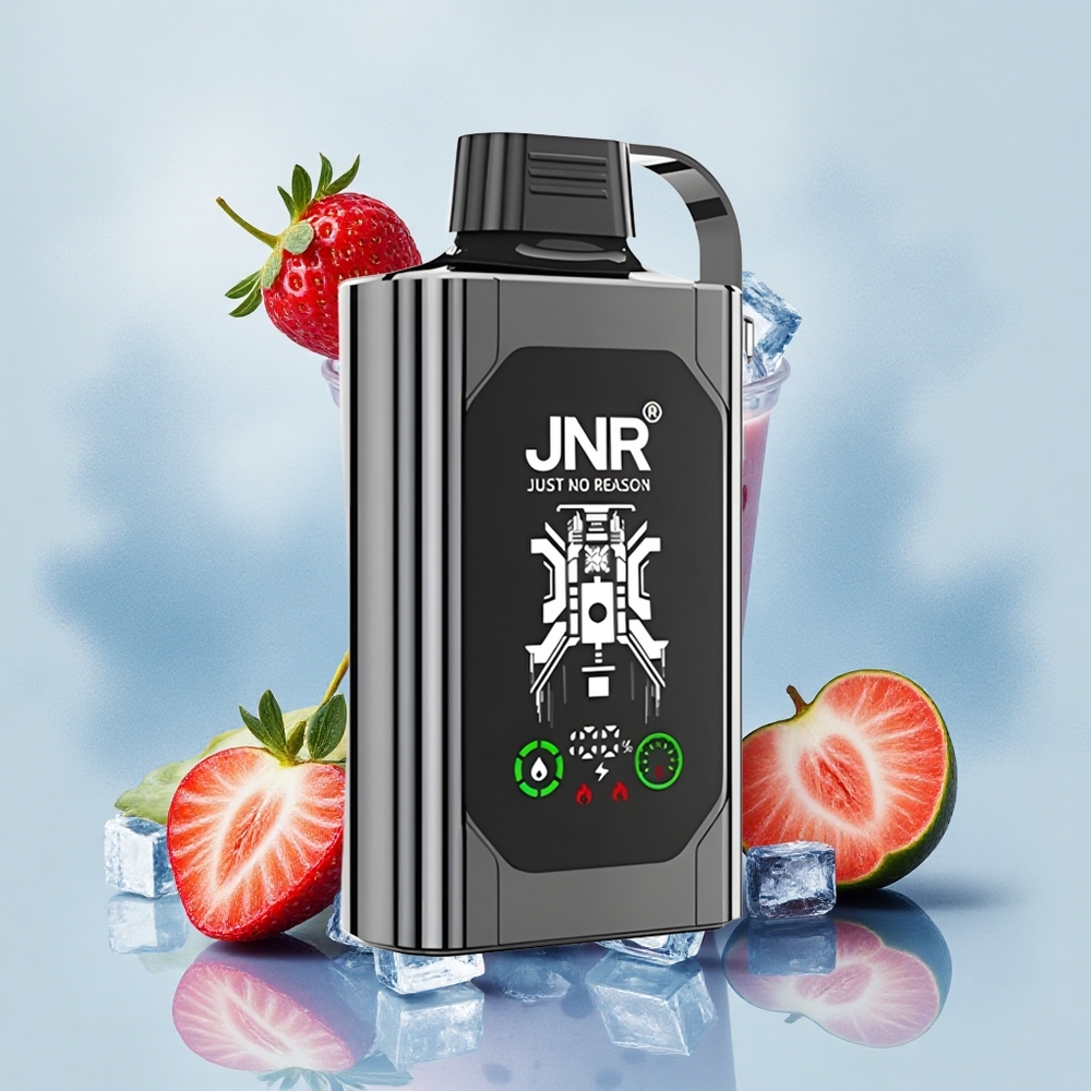 JNR Shisha Hookah Box 20500 Смесени Ягоди Лед с Двойна Мрежова Намотка и 25мл Е-течност