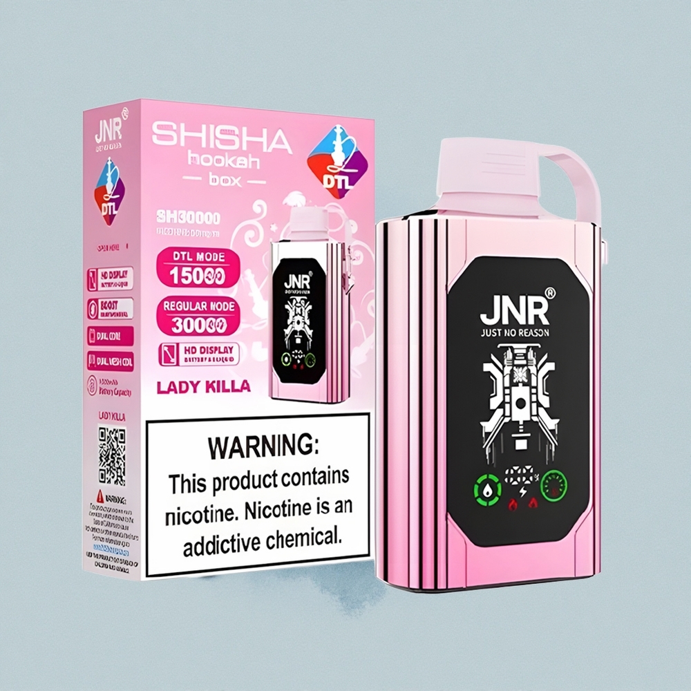 JNR Shisha Hookah Box 20500 Госпожица Убийца HD Двойна Мрежа 25мл