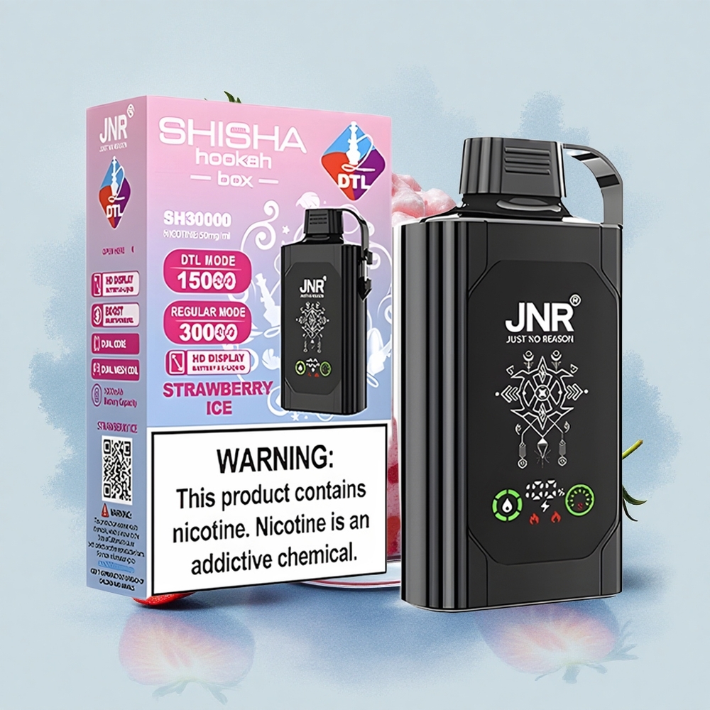 JNR Shisha Hookah Box 20500 Ягодов Сладолед HD Dual Mesh 25ml