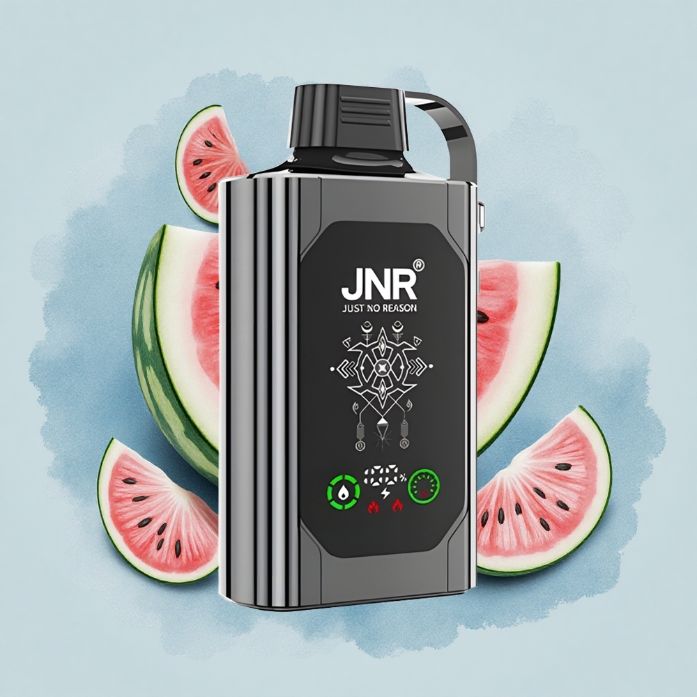 JNR Shisha Hookah Box 20500 Диня Лед с HD Дисплей и Dual Mesh Coil