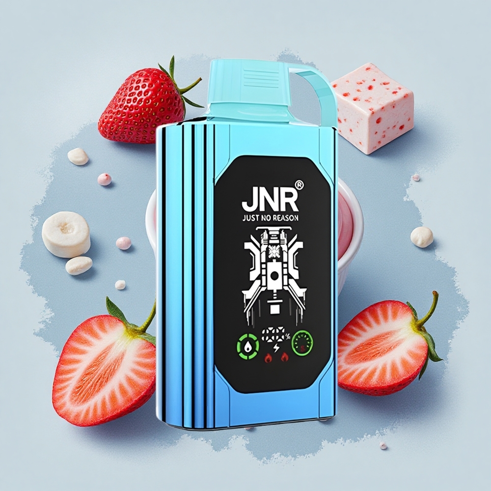 JNR Shisha Hookah Box 20500 Ягодов бонбон с HD дисплей и Dual Mesh Coil