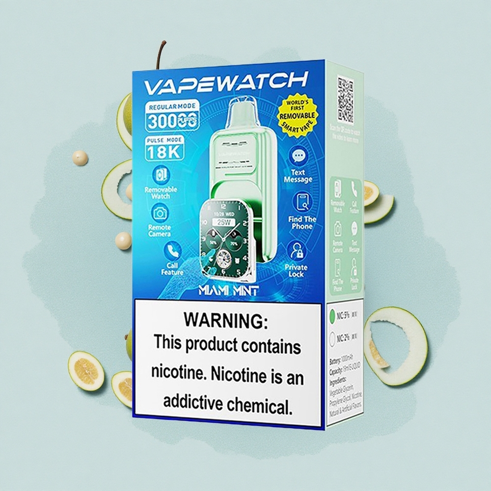 JNR VapeWatch 30000 Минт Маями Двойна Мрежа 19мл 5%