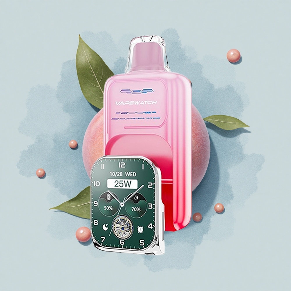 JNR VapeWatch 30000 Българска Праскова Dual Mesh 19mL Type-C