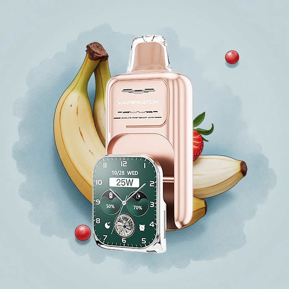 JNR VapeWatch 30000 Ягода Банан Dual Mesh Coil Type-C