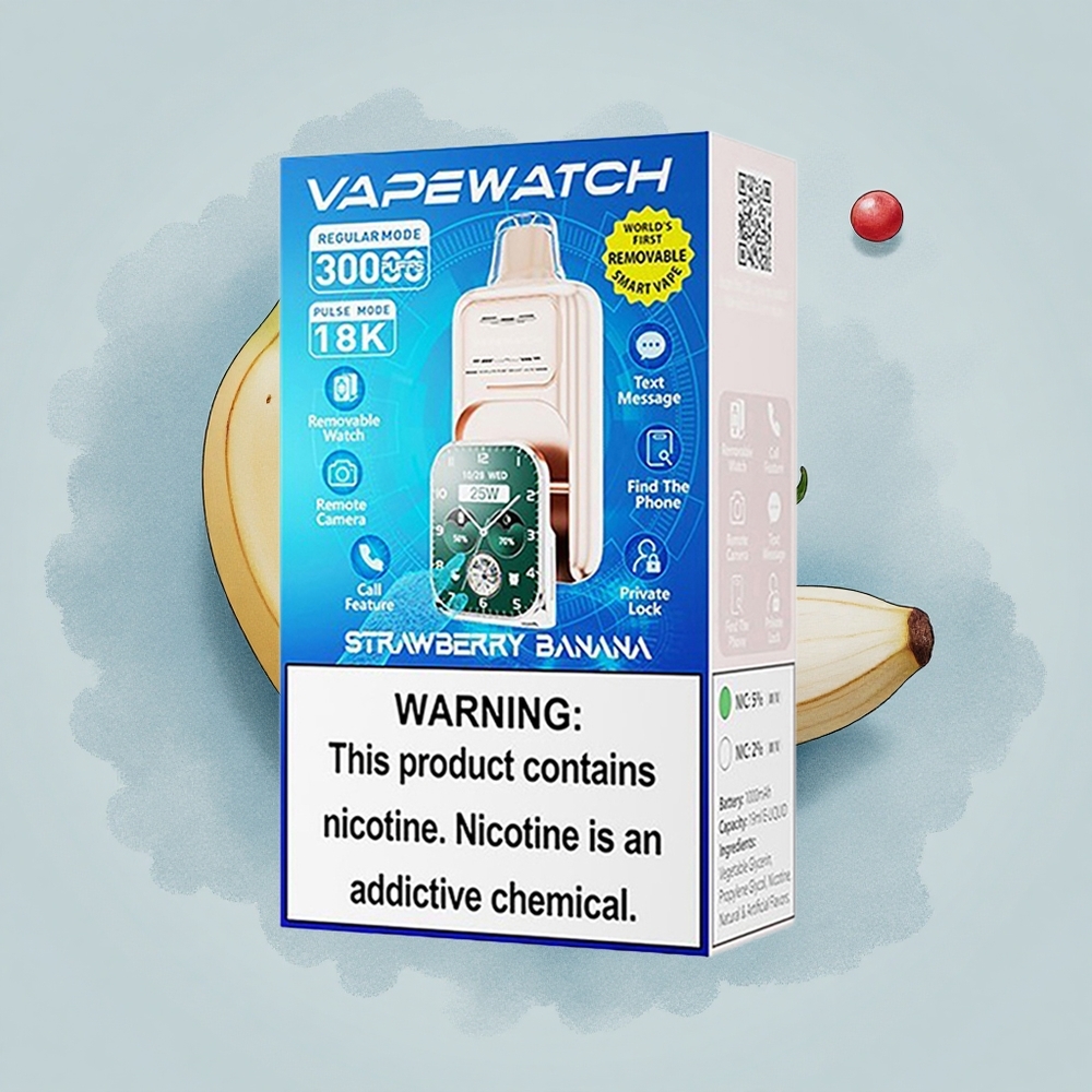 JNR VapeWatch 30000 Ягода Банан Dual Mesh Coil Type-C