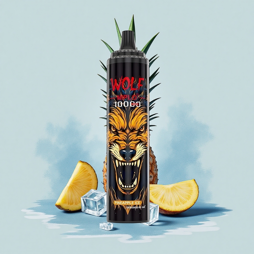 JNR Wolf Niplo 10000 Ананас Лед 10000 Пуфовa 20ml Type-C