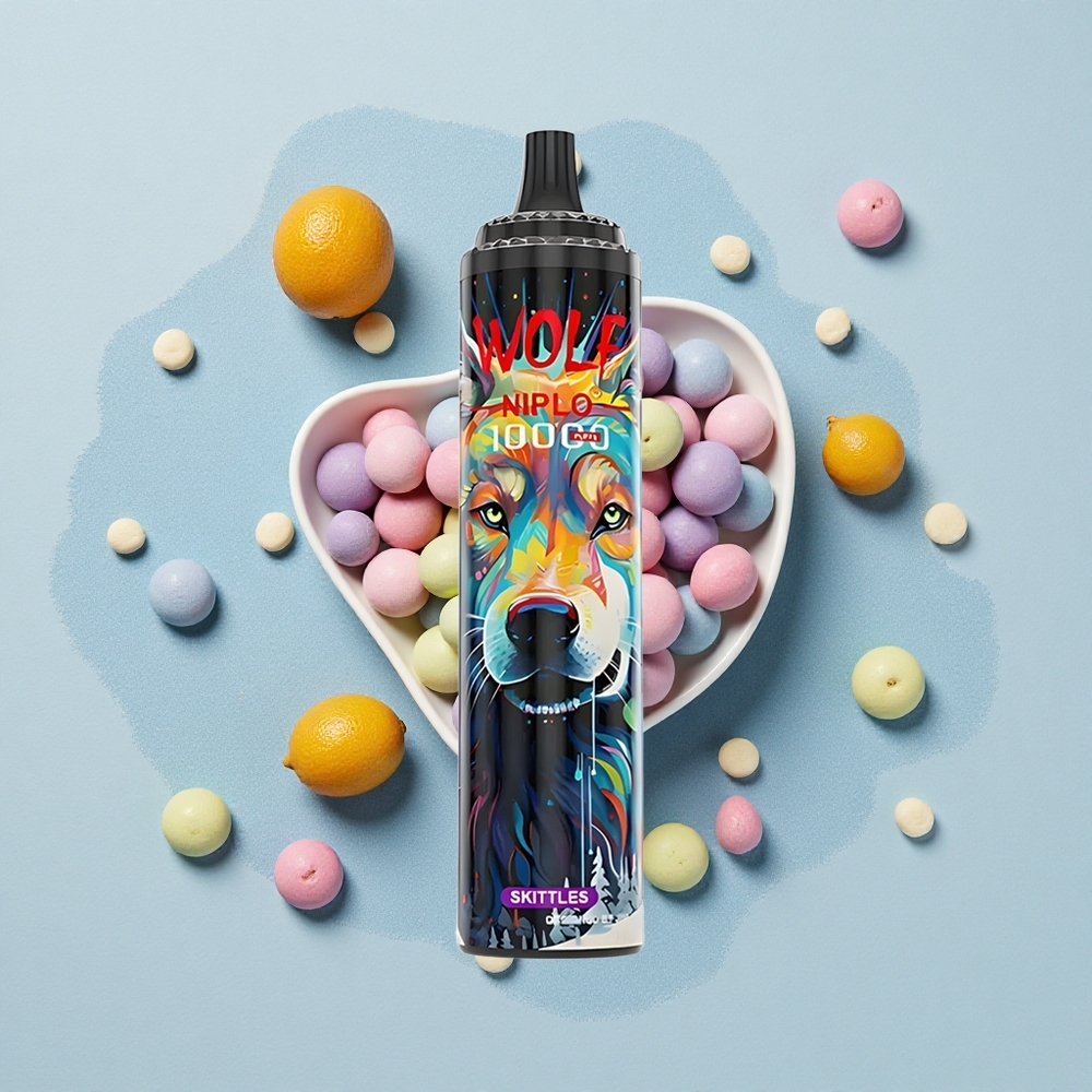 JNR Wolf Niplo 10000 Скитълс Мрежова Бобина 1.0 Ом Батерия 650mAh